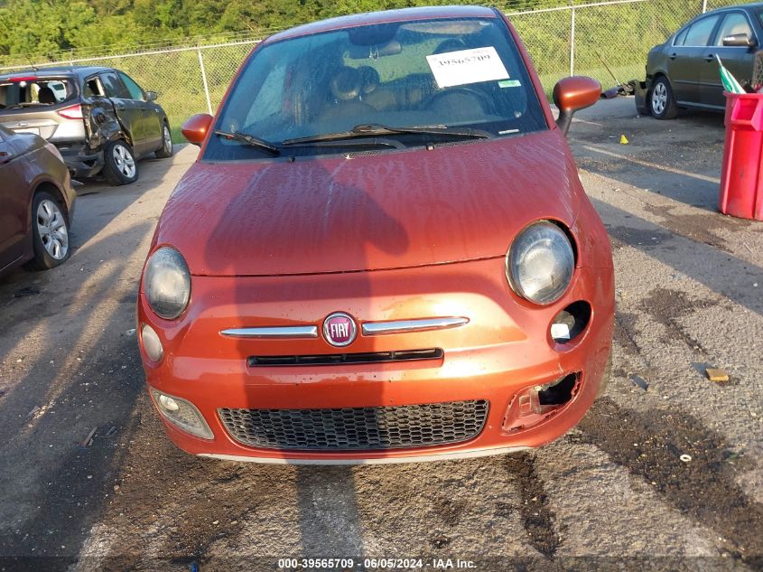 2015 Fiat 500 Sport VIN: 3C3CFFBR7FT642824 Lot: 39565709