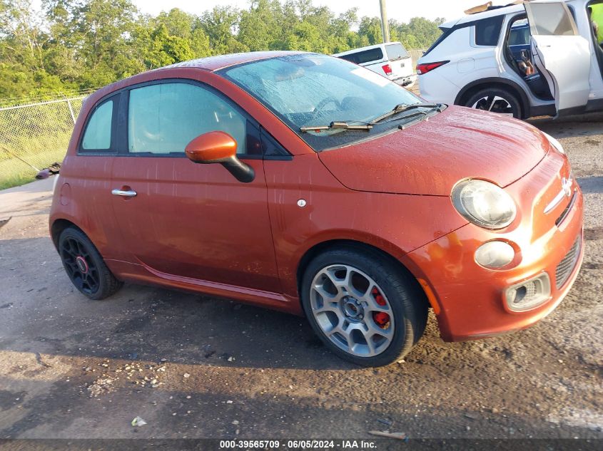 2015 Fiat 500 Sport VIN: 3C3CFFBR7FT642824 Lot: 39565709