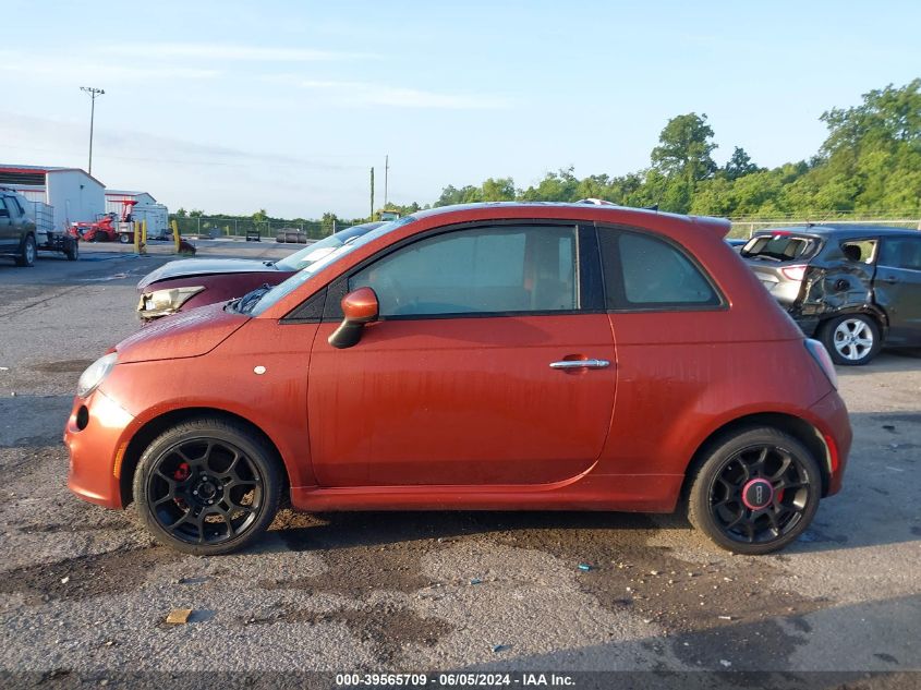 2015 Fiat 500 Sport VIN: 3C3CFFBR7FT642824 Lot: 39565709