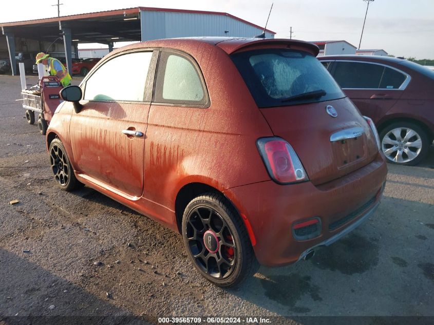 2015 Fiat 500 Sport VIN: 3C3CFFBR7FT642824 Lot: 39565709