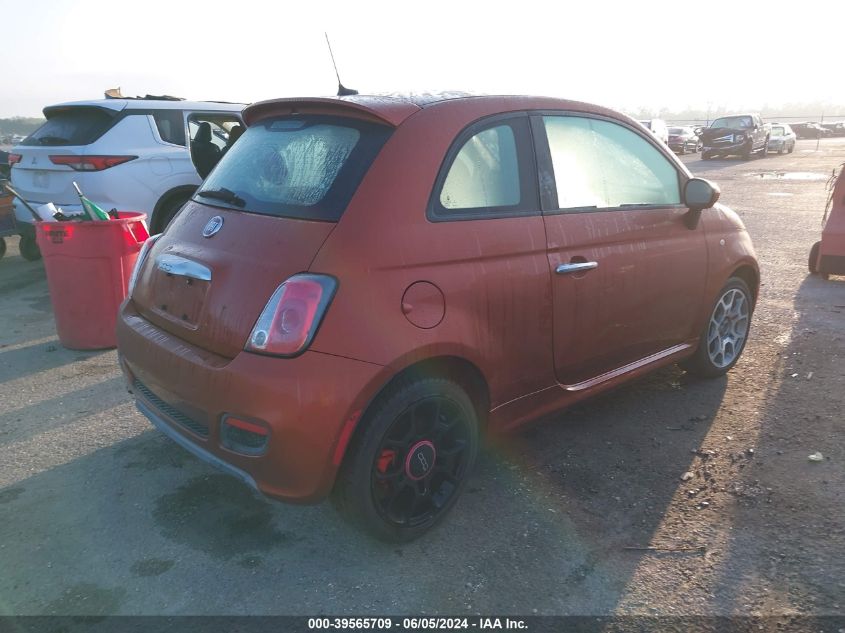 2015 Fiat 500 Sport VIN: 3C3CFFBR7FT642824 Lot: 39565709