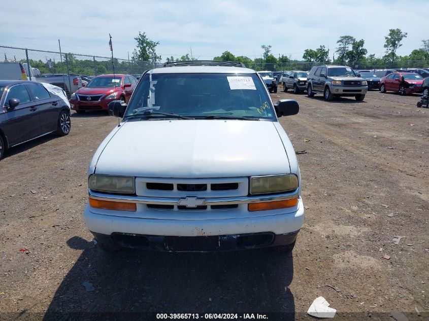 2002 Chevrolet Blazer Ls VIN: 1GNDT13W12K204738 Lot: 39565713