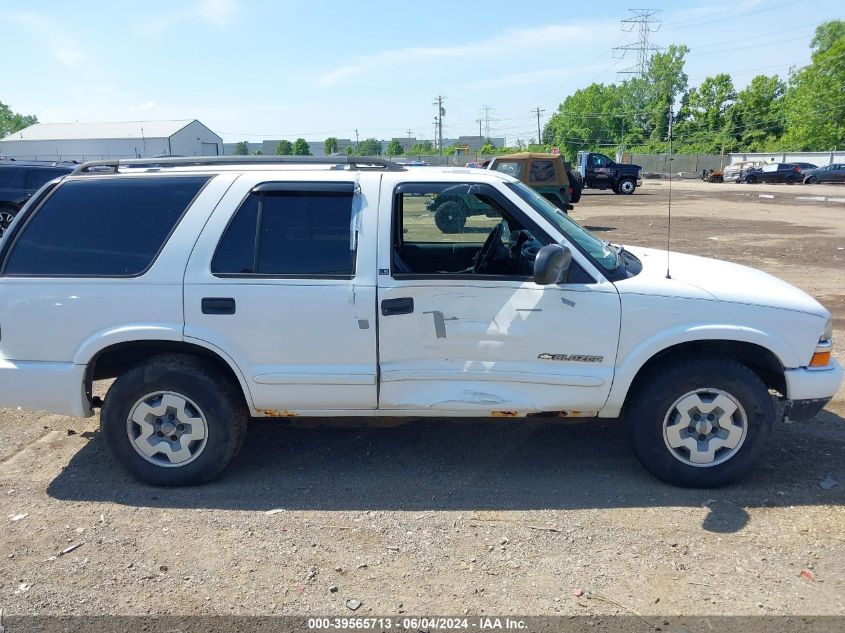 2002 Chevrolet Blazer Ls VIN: 1GNDT13W12K204738 Lot: 39565713