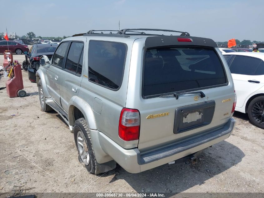 1999 Toyota 4Runner Limited V6 VIN: JT3GN87R5X0093910 Lot: 39565730