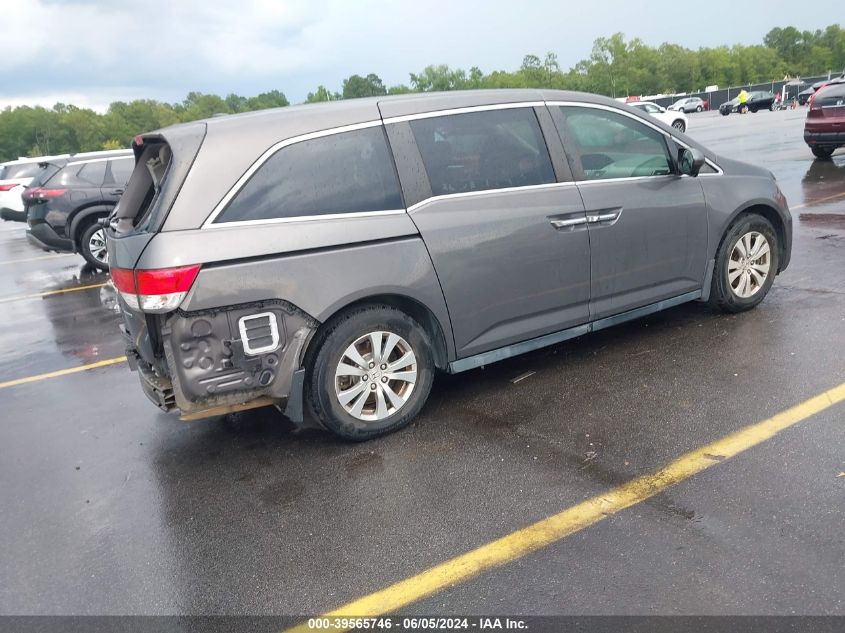 2016 Honda Odyssey Se VIN: 5FNRL5H35GB169601 Lot: 39565746