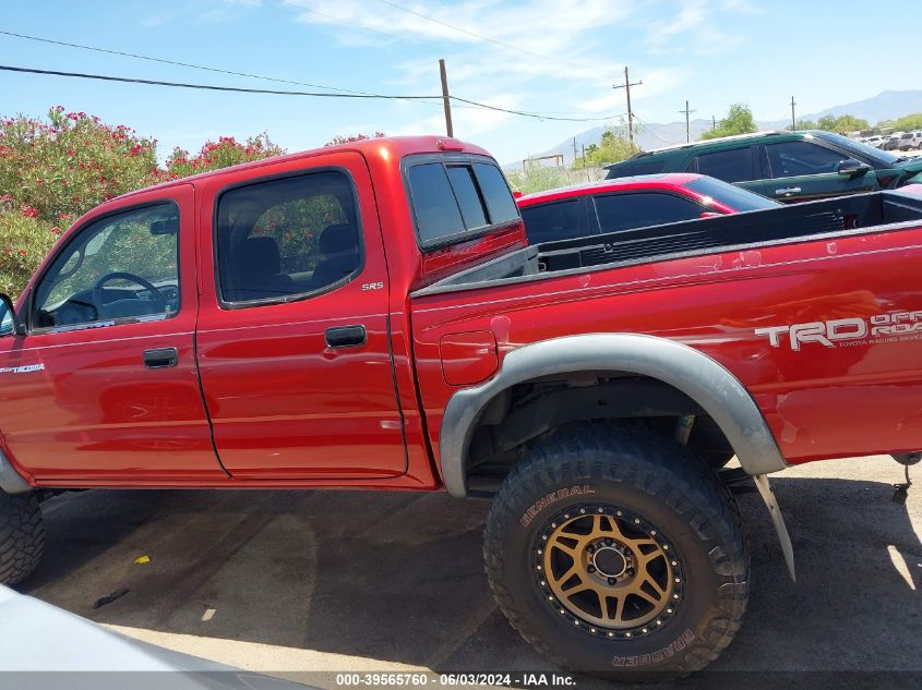 2002 Toyota Tacoma Double Cab Prerunner VIN: 5TEGN92N52Z039277 Lot: 39565760