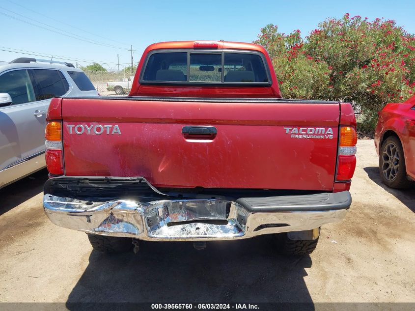 2002 Toyota Tacoma Double Cab Prerunner VIN: 5TEGN92N52Z039277 Lot: 39565760