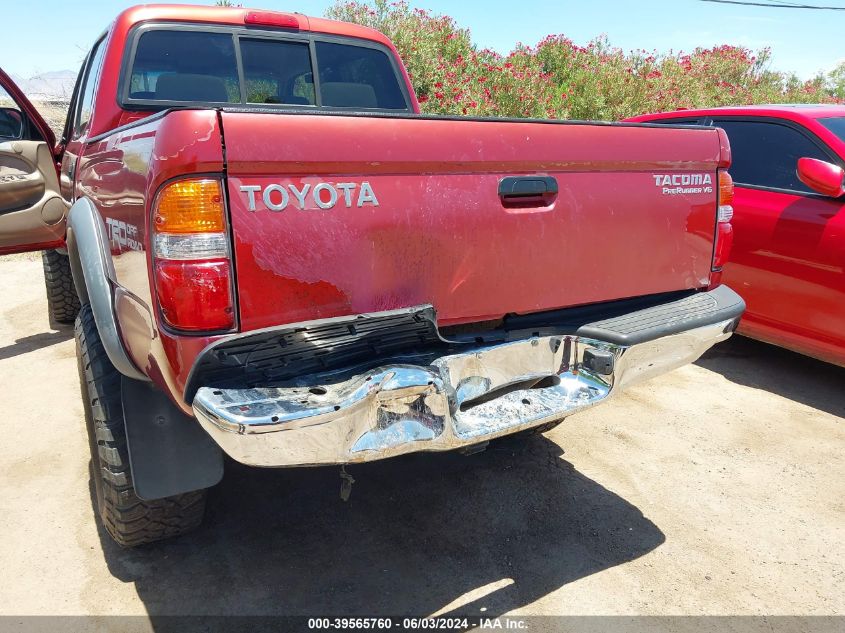 2002 Toyota Tacoma Double Cab Prerunner VIN: 5TEGN92N52Z039277 Lot: 39565760