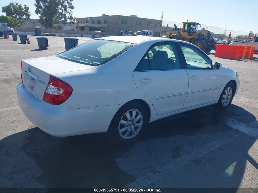 2003 Toyota Camry Xle VIN: JTDBE30K730179574 Lot: 39565791