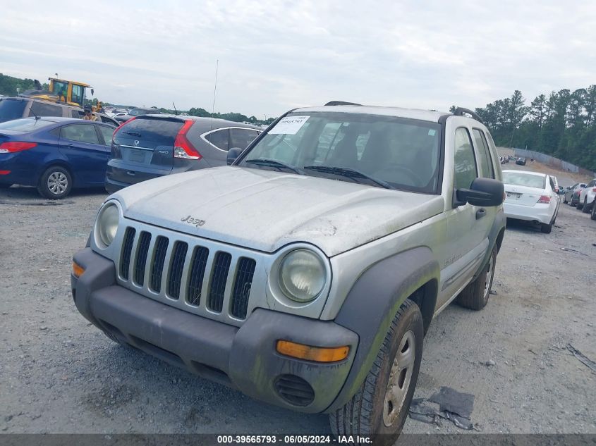 2003 Jeep Liberty Sport VIN: 1J4GK48K43W593685 Lot: 39565793