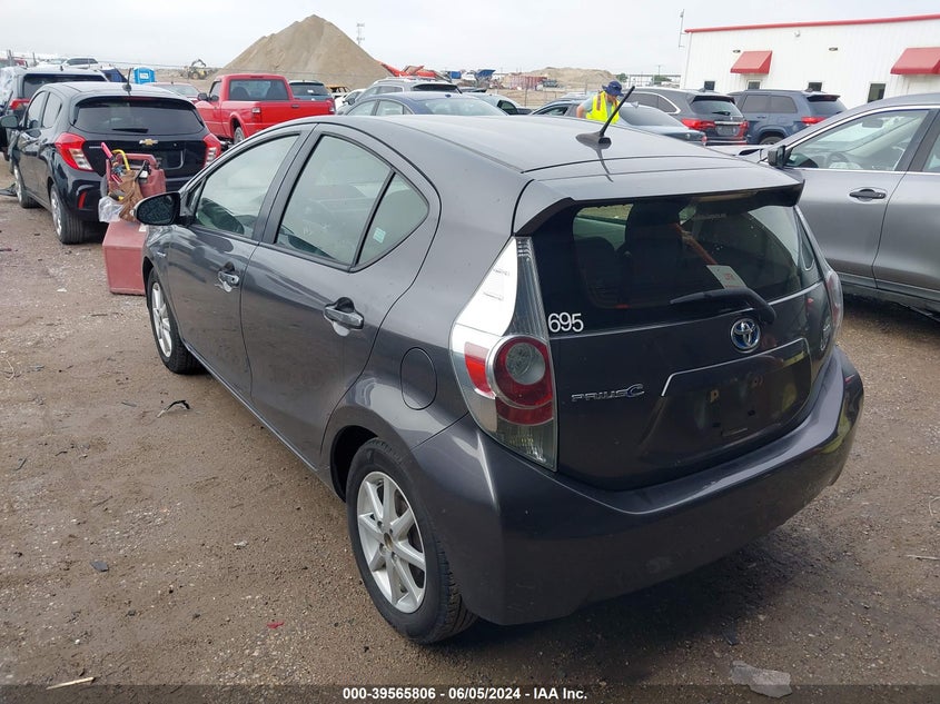 2014 Toyota Prius C Three VIN: JTDKDTB37E1566762 Lot: 39565806