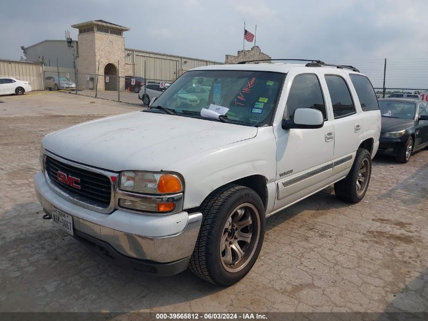 2002 GMC Yukon Sle VIN: 1GKEC13V02R300098 Lot: 39565812