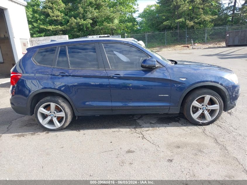 2017 BMW X3 xDrive28I VIN: 5UXWX9C31H0W78458 Lot: 39565816