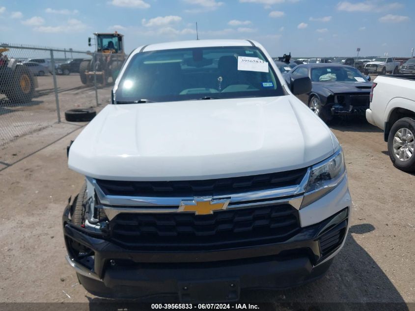 2022 Chevrolet Colorado 2Wd Short Box Wt VIN: 1GCGSBEA8N1298000 Lot: 39565833