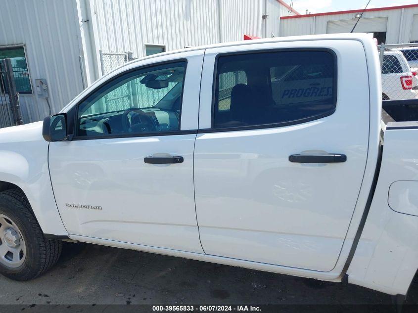 2022 Chevrolet Colorado 2Wd Short Box Wt VIN: 1GCGSBEA8N1298000 Lot: 39565833