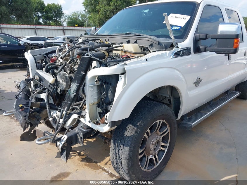 2015 Ford F-250 Lariat VIN: 1FT7W2BTXFEB78414 Lot: 39565835