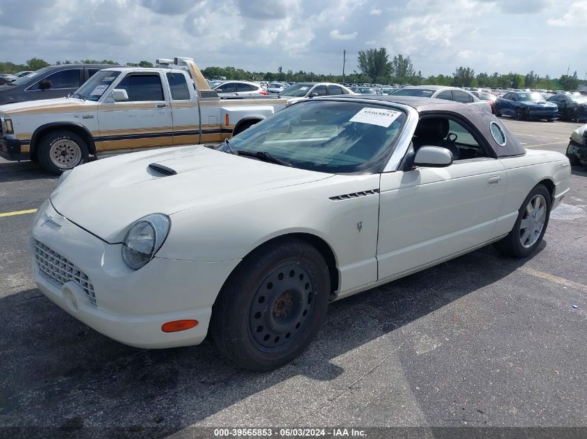 2002 Ford Thunderbird VIN: 1FAHP60A52Y110742 Lot: 39565853