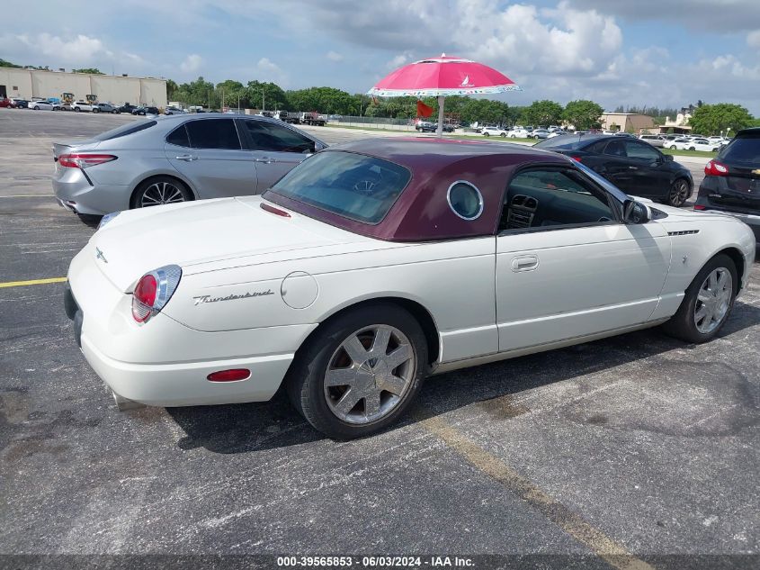 2002 Ford Thunderbird VIN: 1FAHP60A52Y110742 Lot: 39565853