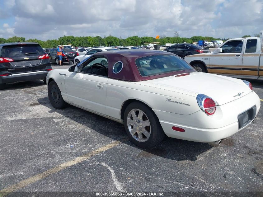 2002 Ford Thunderbird VIN: 1FAHP60A52Y110742 Lot: 39565853