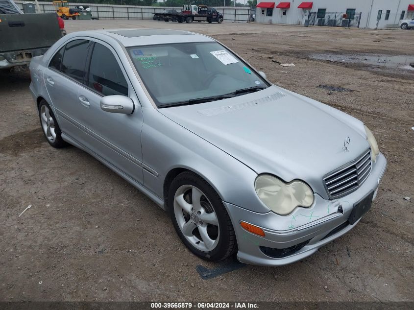 2006 Mercedes-Benz C 230 Sport VIN: WDBRF52J96A890783 Lot: 39565879