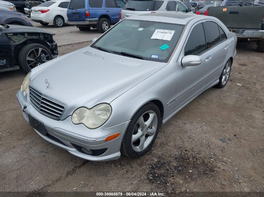 2006 Mercedes-Benz C 230 Sport VIN: WDBRF52J96A890783 Lot: 39565879