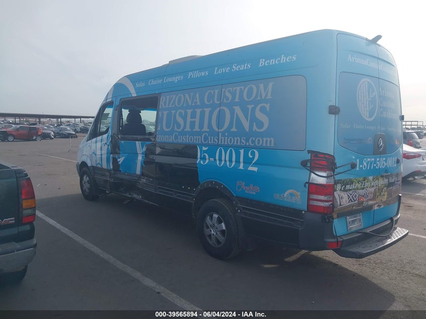 2013 Mercedes-Benz Sprinter 2500 High Roof VIN: WDZPE8CC5D5727924 Lot: 39565894