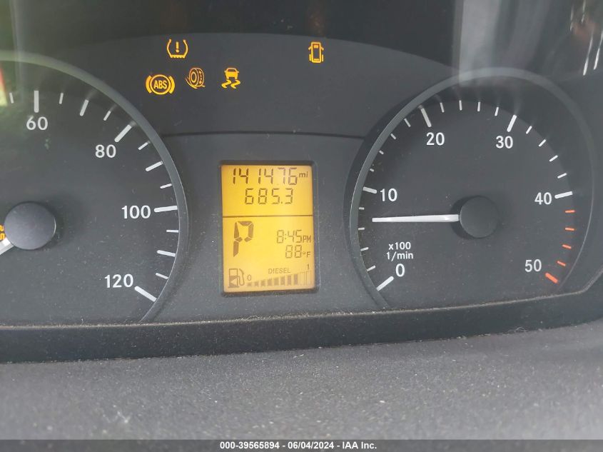 2013 Mercedes-Benz Sprinter 2500 High Roof VIN: WDZPE8CC5D5727924 Lot: 39565894