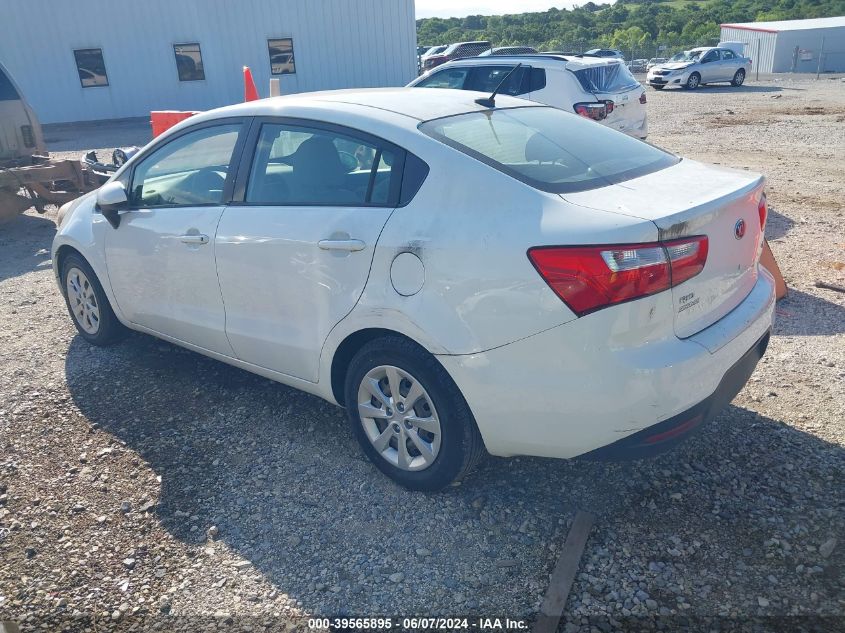 2013 Kia Rio Lx VIN: KNADM4A3XD6272058 Lot: 39565895