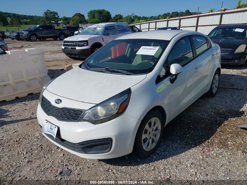 2013 Kia Rio Lx VIN: KNADM4A3XD6272058 Lot: 39565895