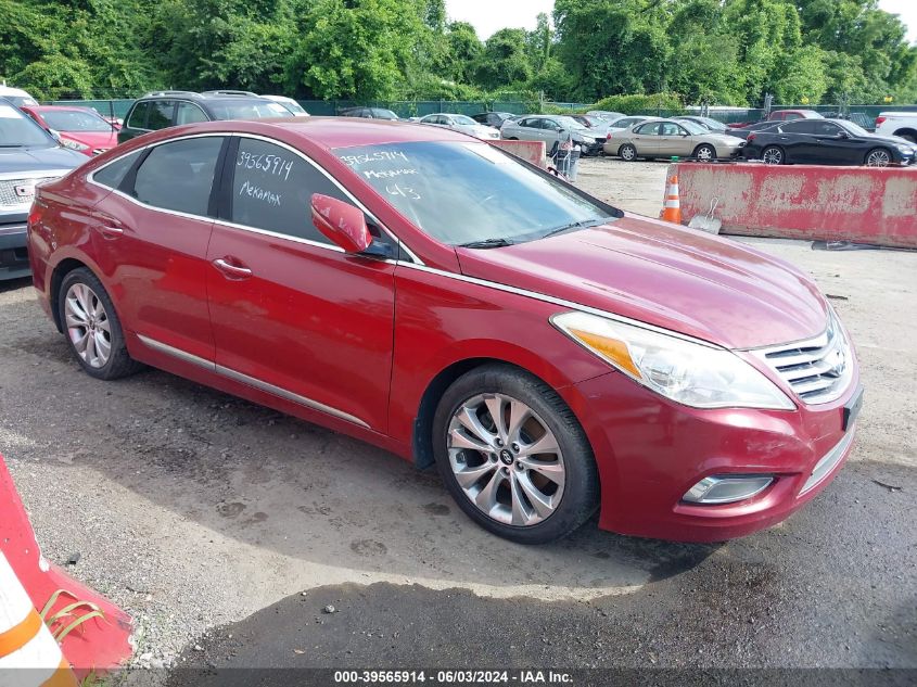 2013 Hyundai Azera VIN: KMHFG4JG6DA219260 Lot: 39565914