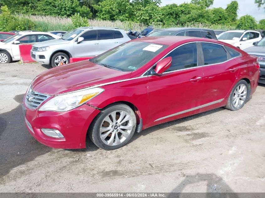 2013 Hyundai Azera VIN: KMHFG4JG6DA219260 Lot: 39565914