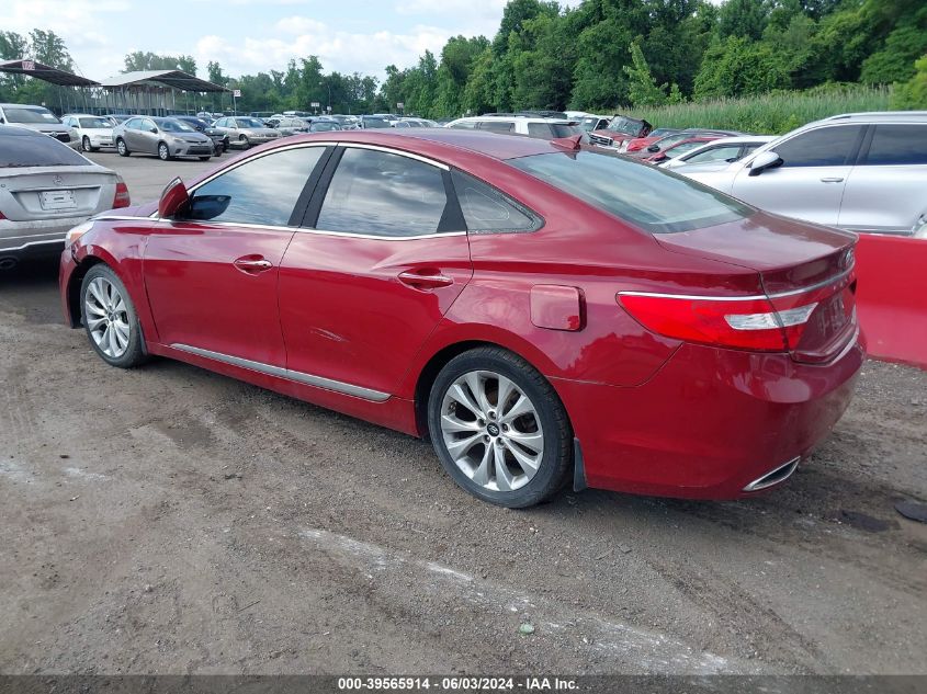 2013 Hyundai Azera VIN: KMHFG4JG6DA219260 Lot: 39565914