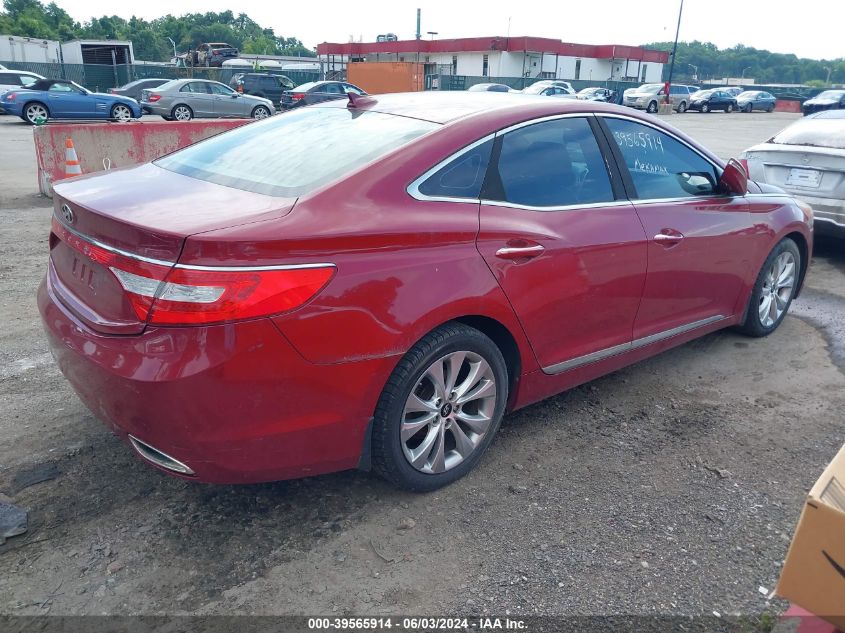 2013 Hyundai Azera VIN: KMHFG4JG6DA219260 Lot: 39565914