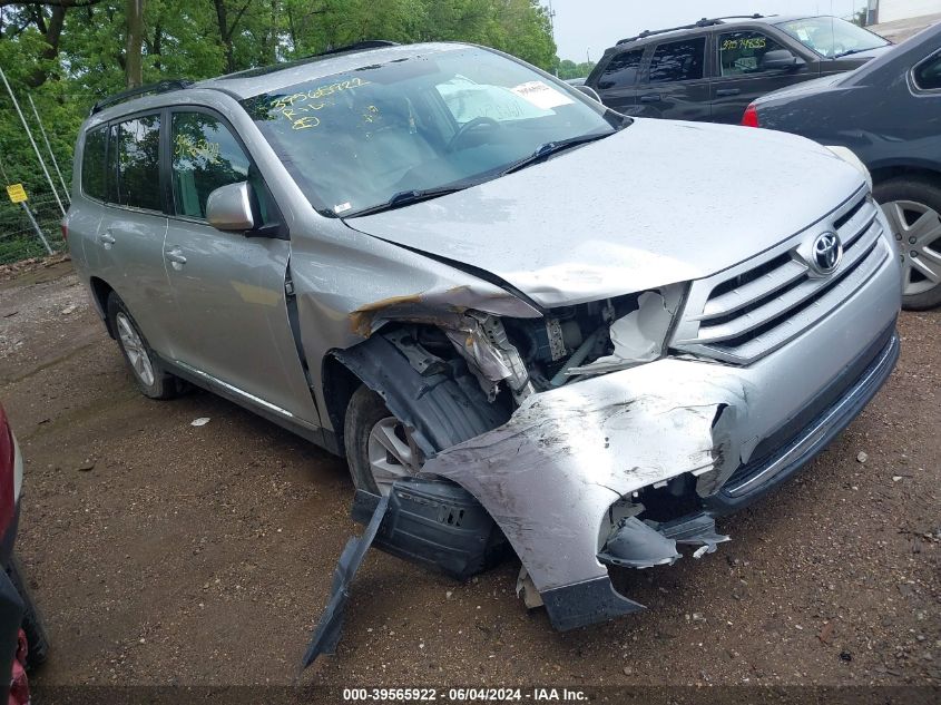 2012 Toyota Highlander Se V6 VIN: 5TDBK3EH8CS135019 Lot: 39565922