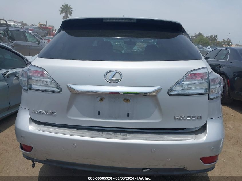 2010 Lexus Rx 350 VIN: 2T2ZK1BA9AC032137 Lot: 39565928