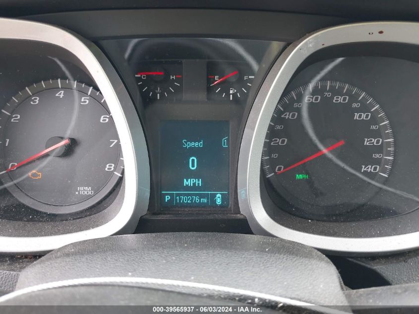 2012 Chevrolet Equinox 1Lt VIN: 2GNALDEK9C6153105 Lot: 39565937