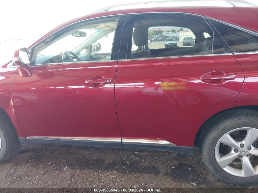 2010 Lexus Rx 350 VIN: JTJBK1BA5A2001226 Lot: 39565945