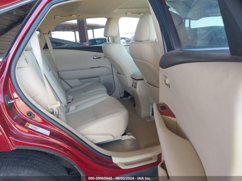 2010 Lexus Rx 350 VIN: JTJBK1BA5A2001226 Lot: 39565945