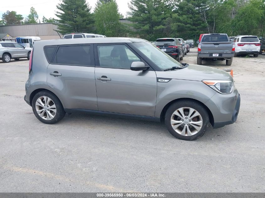 2015 Kia Soul + VIN: KNDJP3A5XF7210682 Lot: 39565950