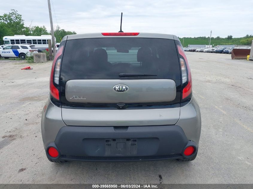 2015 Kia Soul + VIN: KNDJP3A5XF7210682 Lot: 39565950