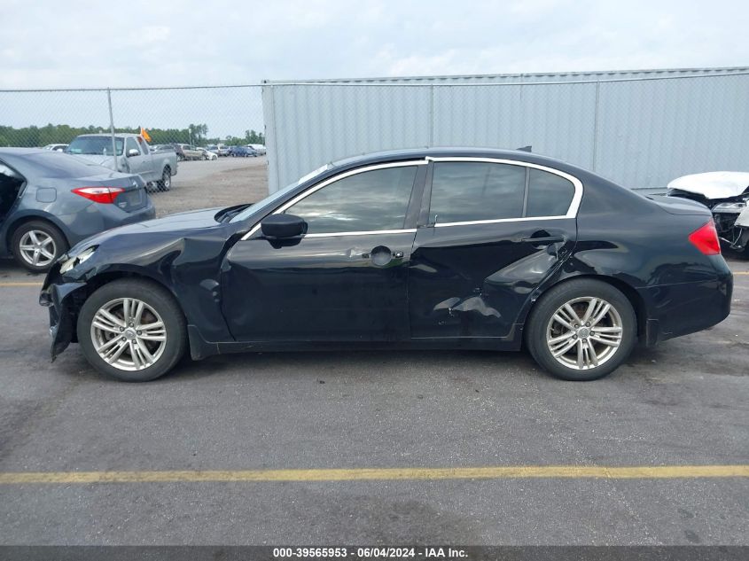 2010 Infiniti G37 Journey VIN: JN1CV6APXAM203181 Lot: 39565953