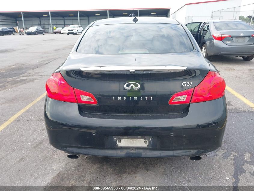 2010 Infiniti G37 Journey VIN: JN1CV6APXAM203181 Lot: 39565953