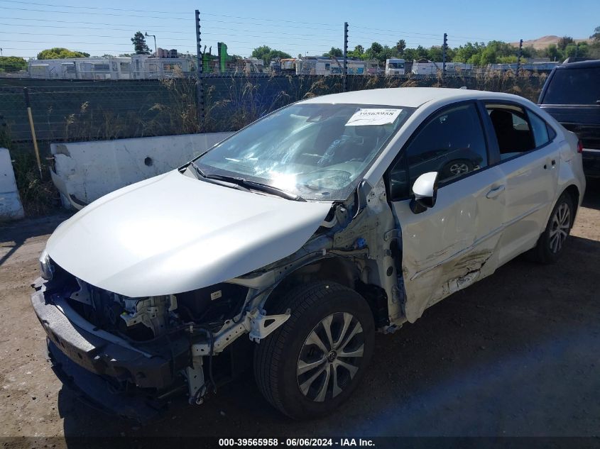 2020 Toyota Corolla Hybrid Le VIN: JTDEBRBE6LJ009569 Lot: 39565958