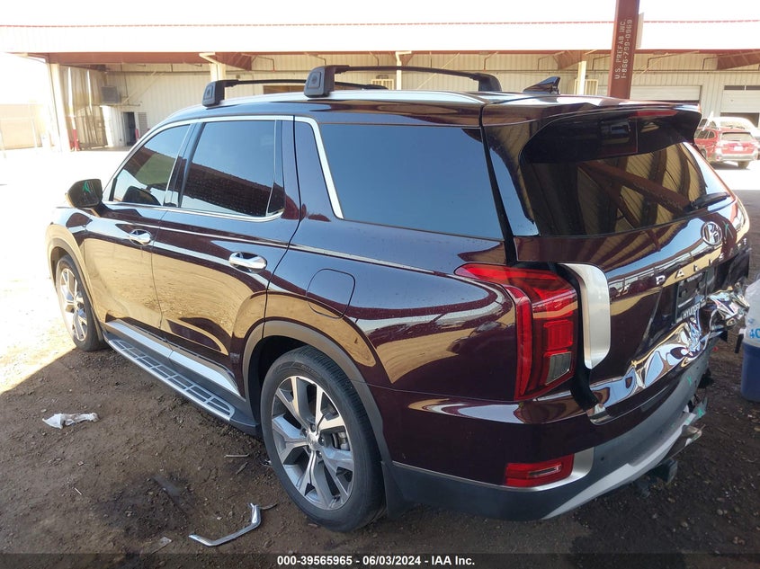 2022 Hyundai Palisade Sel VIN: KM8R4DHE1NU371747 Lot: 39565965