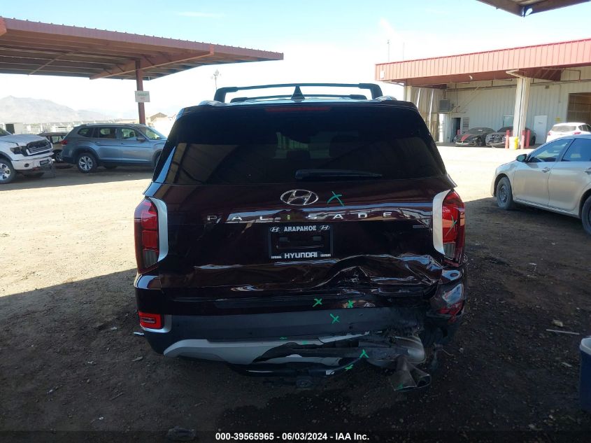 2022 Hyundai Palisade Sel VIN: KM8R4DHE1NU371747 Lot: 39565965