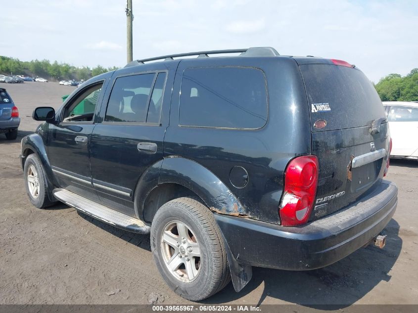 2005 Dodge Durango Limited VIN: 1D4HB58D95F609841 Lot: 39565967