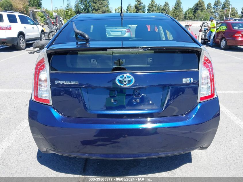 2012 Toyota Prius Two VIN: JTDKN3DUXC1541192 Lot: 39565977