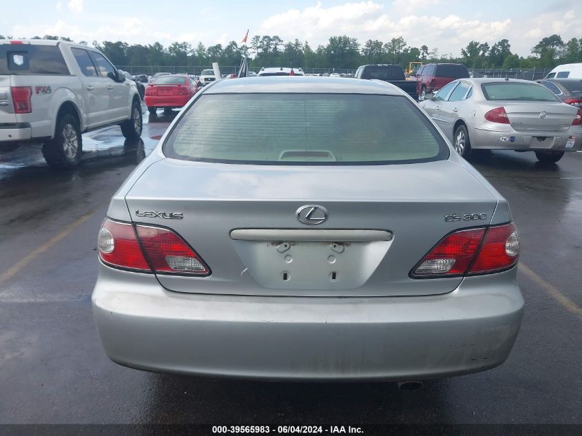 2003 Lexus Es 300 VIN: JTHBF30G730140166 Lot: 39565983