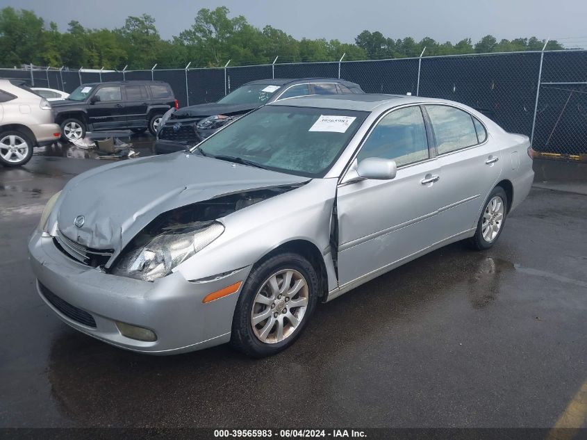 2003 Lexus Es 300 VIN: JTHBF30G730140166 Lot: 39565983