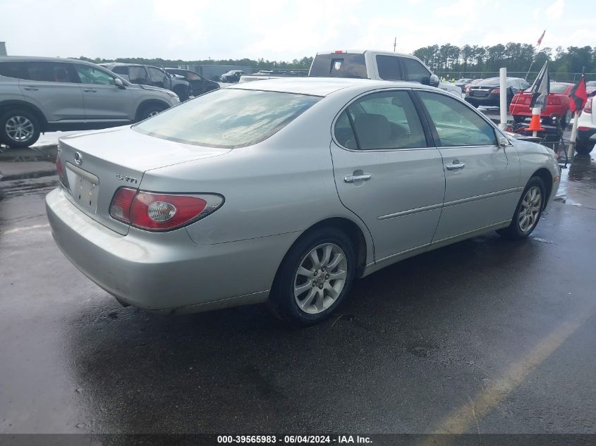 2003 Lexus Es 300 VIN: JTHBF30G730140166 Lot: 39565983